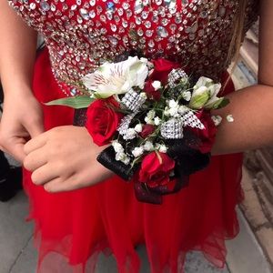 Red Formal Short Dress